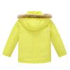 Middle and Big Children's Cotton Jacket Solid Color Thickened Warm Rushing Jacket Boys and Girls Hair Collar Removable Hooded Jacket