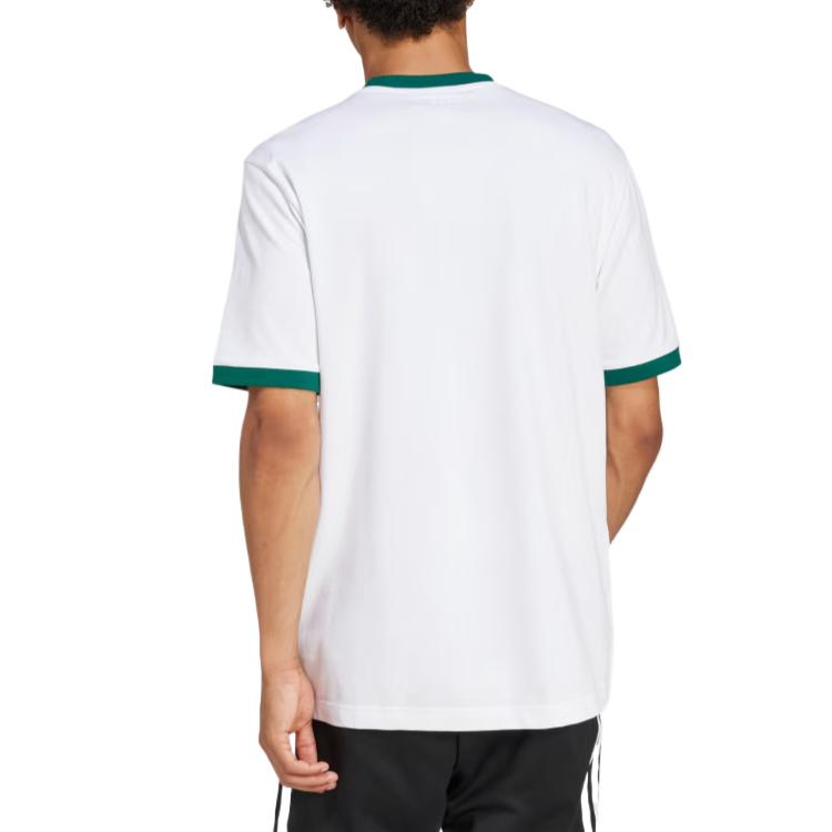 adidas Originals Trefoil Comfortable Breathable Skin-Friendly Simple Short Sleeve T-Shirt Men Tops Off-White JC8371