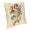 Renaissance Engel Dekokissenbezüge Dekor Home Fashion Vintage Cherub Wings Sofa Kissenbezug Quadratischer Kissenbezug Dakimakura