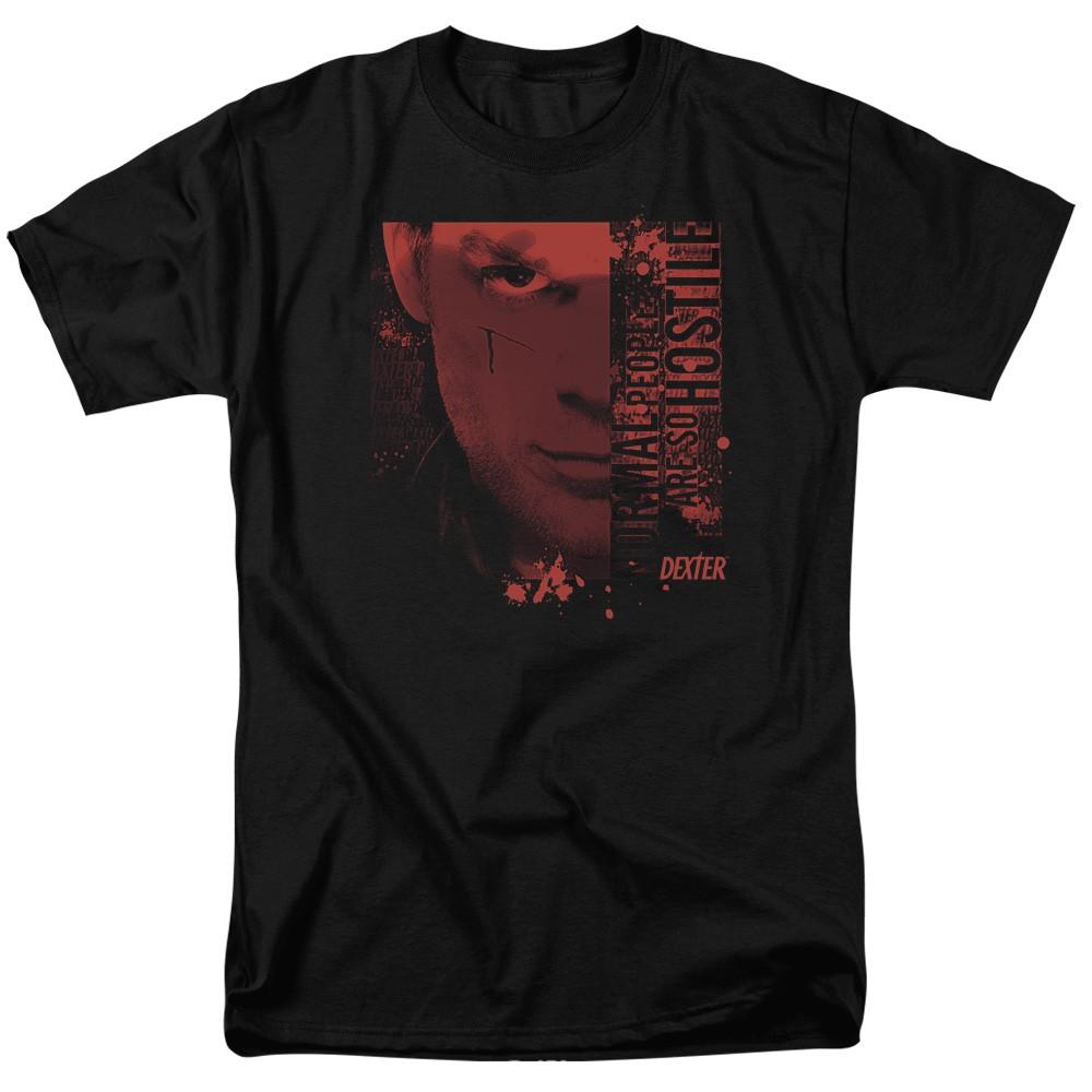 Dexter - Normal - Adult Unisex Short Sleeve T-Shirt - Black 2XL