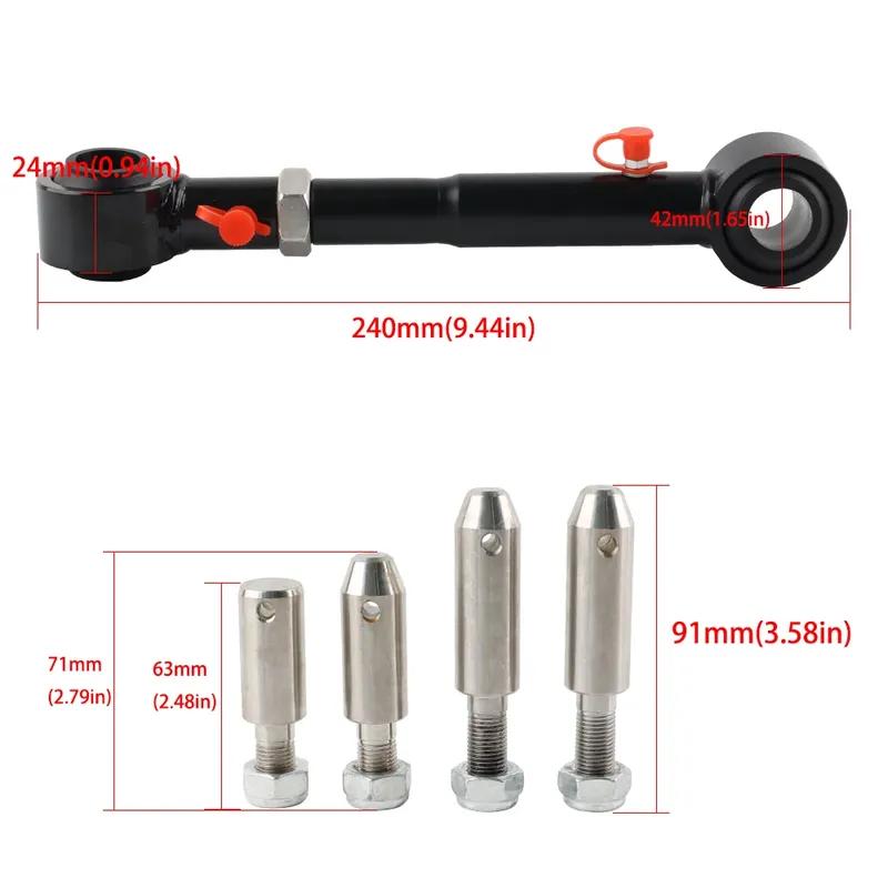 Replacement front sway bar link disconnects with a lift height of 2.5''-6" are suitable for 2007-18 Jeep Wrangler JK JKS models