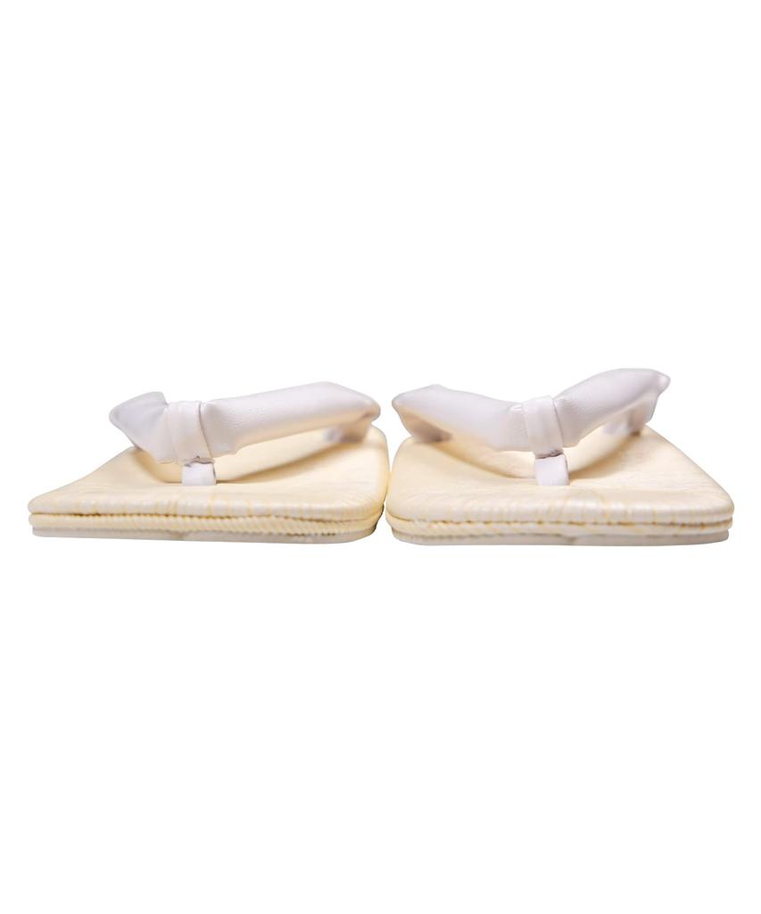 Setta Sandals for Plain White for Boys [Kyoetsu] Shichigosan, Straps, (18.0cm, White)
