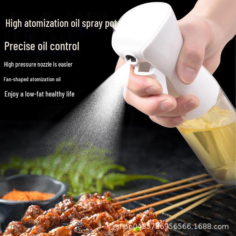 Glass Oil Sprayer for Kitchen and Air Fryer - Food Grade, Thickened PET Atomizing Bottle