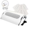 3 Fans Powerful Nail Dust Collector 40W High Suction Professional Nail Dust Extractor 2-Hands Nail Vacuum Cleaner For Manicure