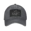 Black King Chess Thechessboard Denim Fabric Cap Casual Baseball Caps Adjustable Hat Summer Unisex Baseball Hats