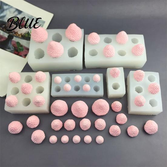 Easy to Clean Baking Molds Strawberry Shaped Silicone Mold DIY Mousse Cake Ice Cream Kitchen Gadgets for Chocolate Maker Resin Candle Soap