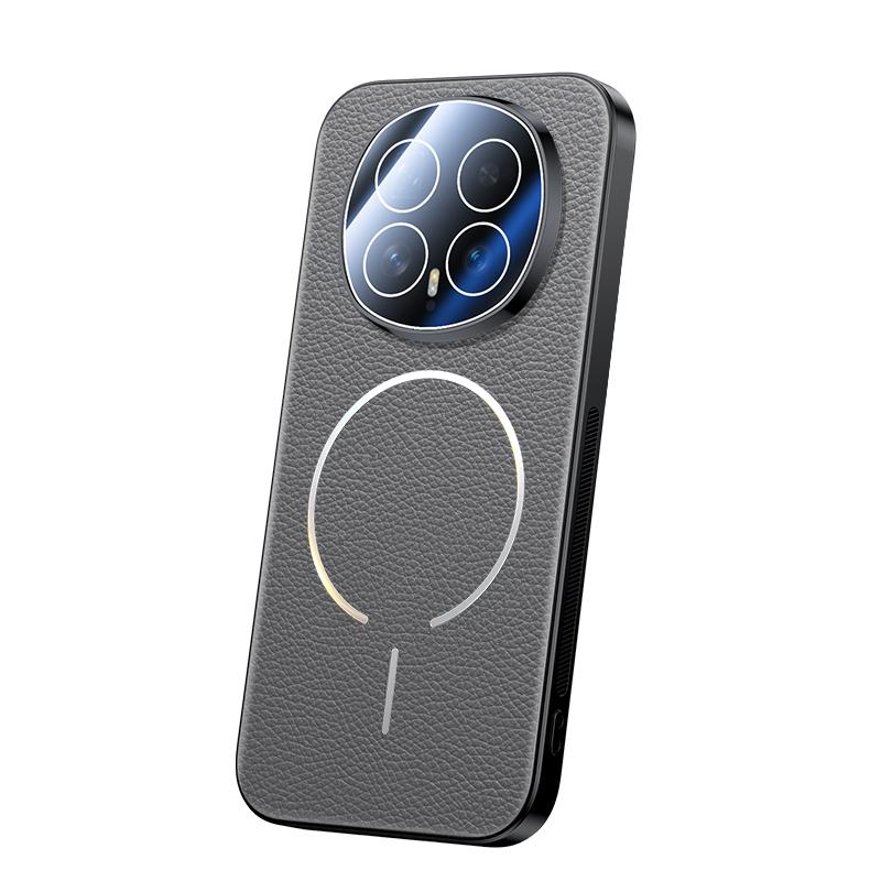For Huawei Honor Magic 8 7 6 Pro Case Luxury PU Leather Magnetic wireless charging Protective Back Cover For Magic 7 6Lite Shell