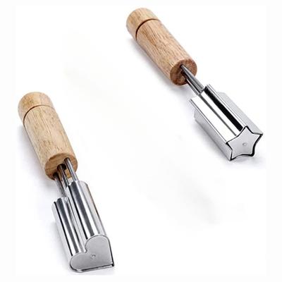 Stampo per biscotti in acciaio inox a forma di stella, fiore, frutta, verdura, accessorio da cucina decorativo per la cucina