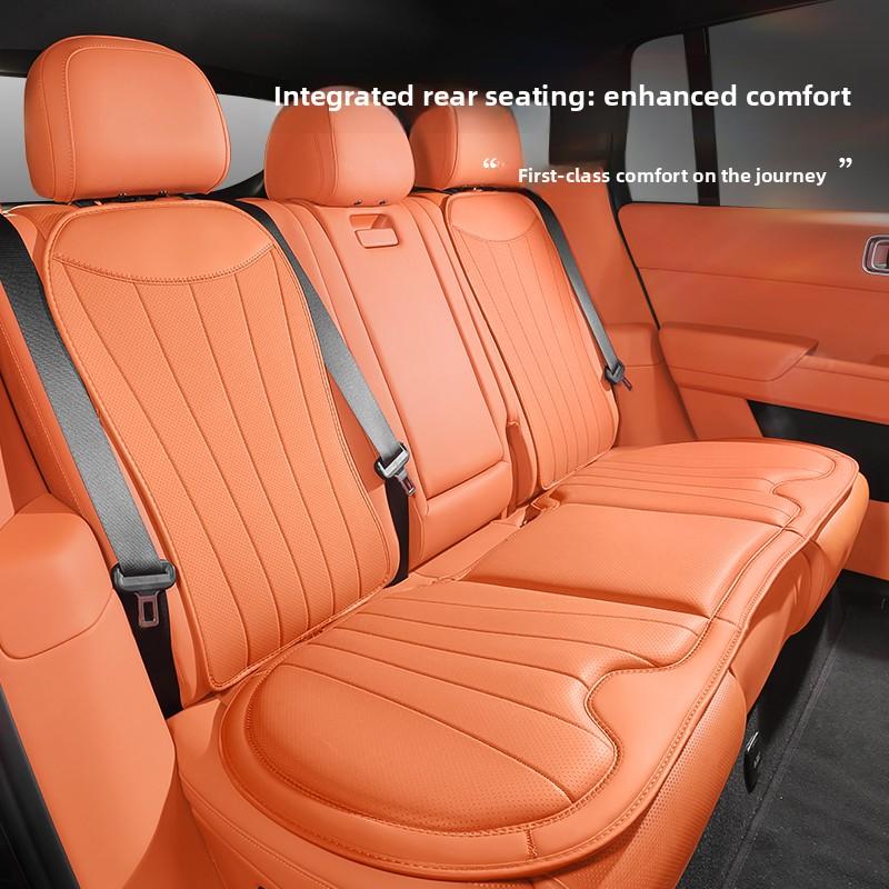 Universal Nappa Leather Car Seat Cover Four Season Auto Breathable Perforated Cushions Seat Protection Luxury Car Seats Cover