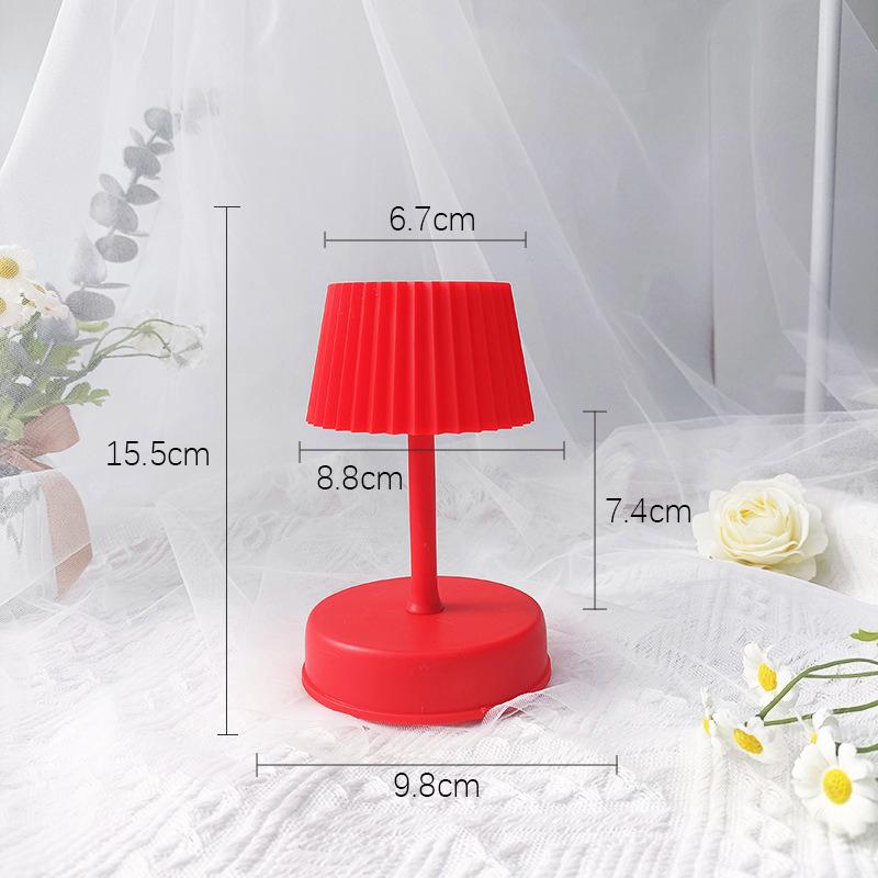 Mini lămpi de masă cu LED Muzică Lumini de noapte Alimentată cu baterii Dormitor Copii Noptieră Living Decor de birou Lumină de birou Lampă de noapte