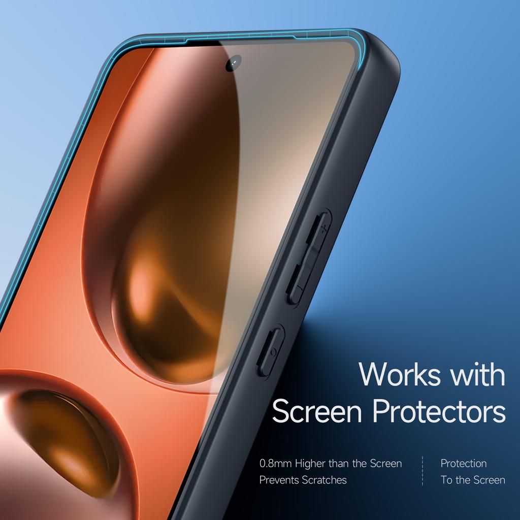 Pro Realme GT 7 5G/GT 7T 5G Pouzdro DUX DUCIS Série Aimo TPU+PC Matný Nárazuvzdorný Kryt na Telefon (Certifikace REACH)