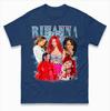Rihanna Riri Graphic Tshirt Unisex Unisex Hip Hop Rb Singer Fan Casual Oversized Short Sleeve Cotton Streetwear Tops
