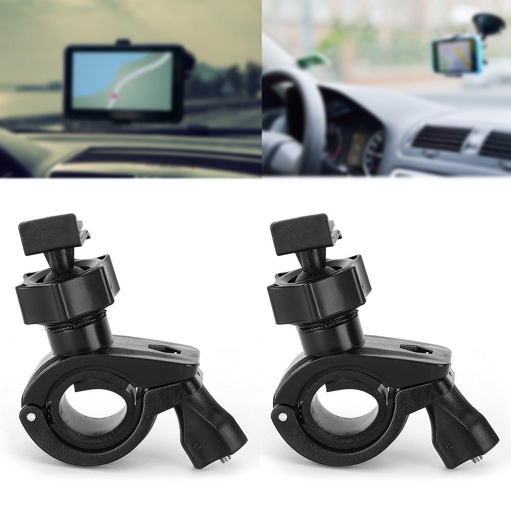 2Pcs 360 Degrees Rotating Car DVR Holder Driving Recorder Mount Bicycle Handle BracketF Head