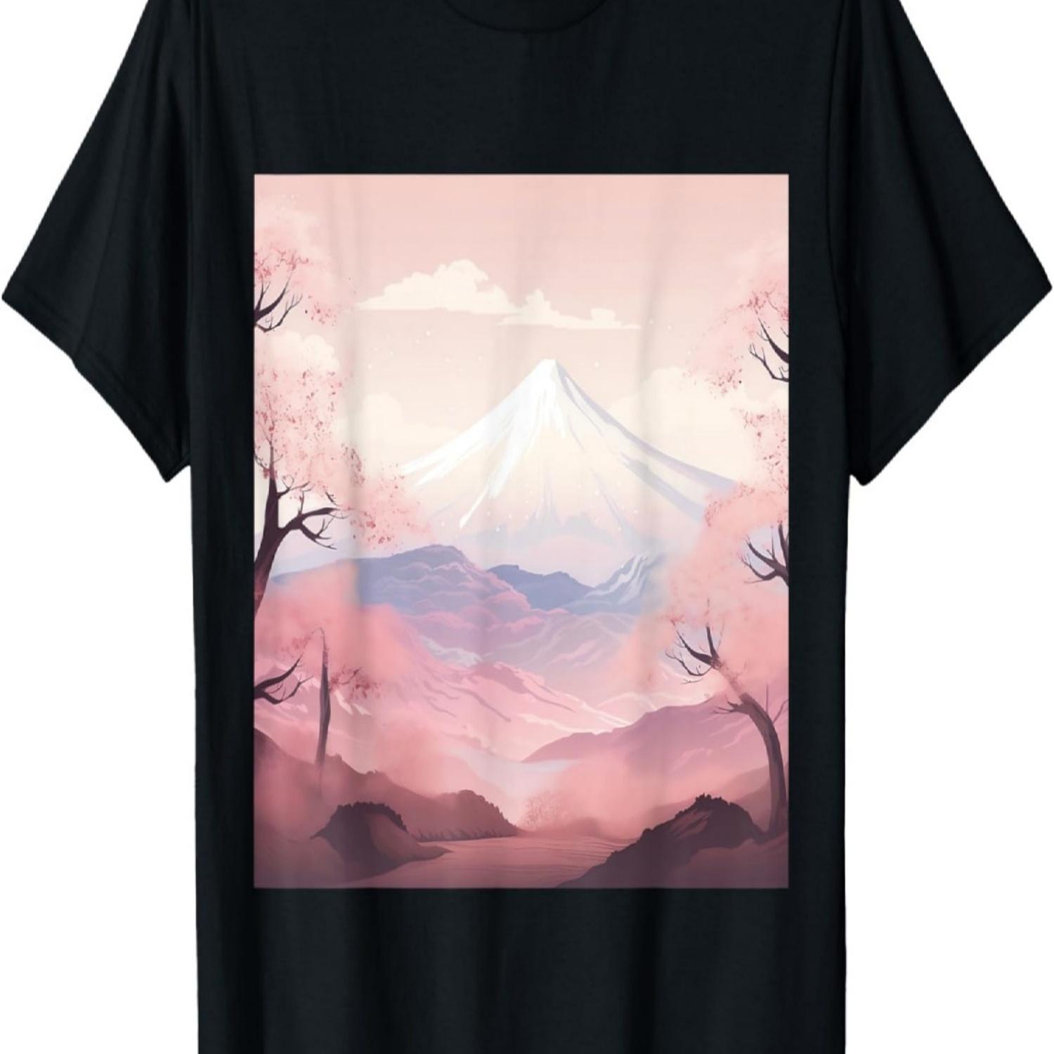 Whispers on High Pastel-Colored Symphony of Cherry Blossoms T-Shirt S чёрный