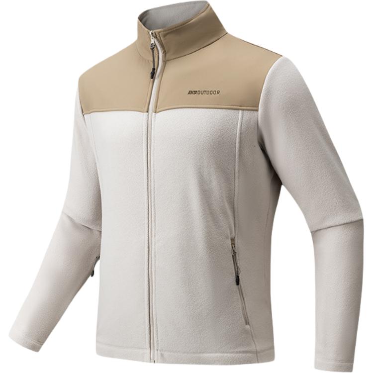 

Anta Outdoor Series Color Block Letter Zipper Stand Collar Versatile Casual Jacket Men Jacket 152546703-1 3XL