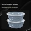 Disposable Round Plastic Takeout Containers with Lids