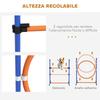 Agility Dog Set with Ring and Jump Bar, Slalom Poles, Whistle, Balls and Bag, Orange