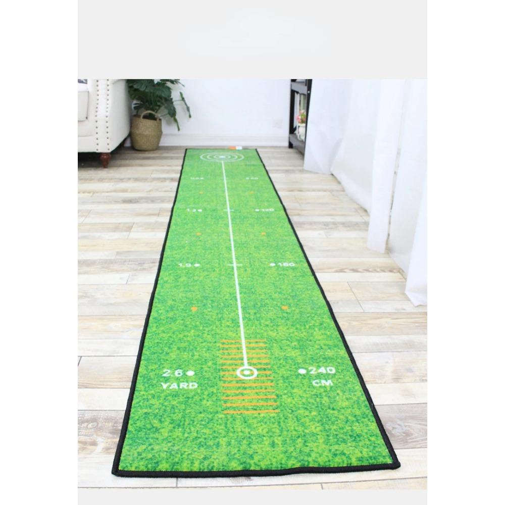 BEPAN Portable Carpet Indoor Office Home Golf Putter Practice Carpet Trainer Strike Pad Golf Mat Golf Green Trainer