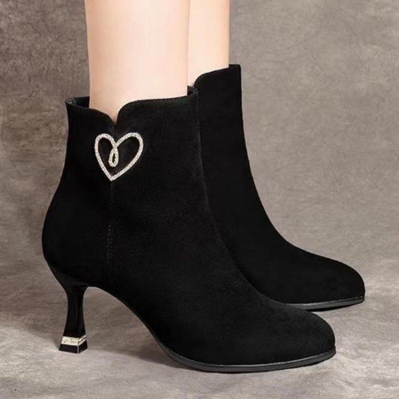 New and Elegant Matte Soft Leather Fashion Women's Boots and Shoes