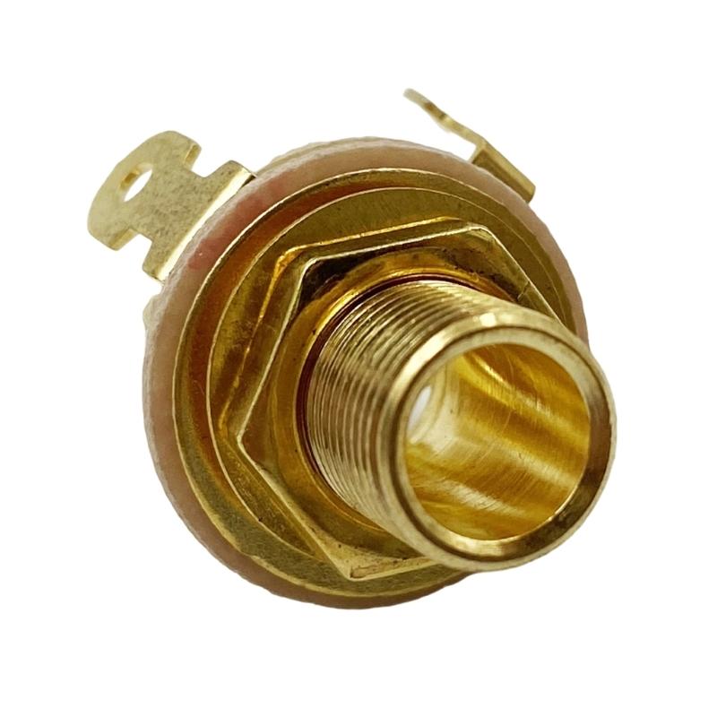 Power Socket Jacks Male Female Panel Mount Connectors Adapter Power Plug for Basses Guitars