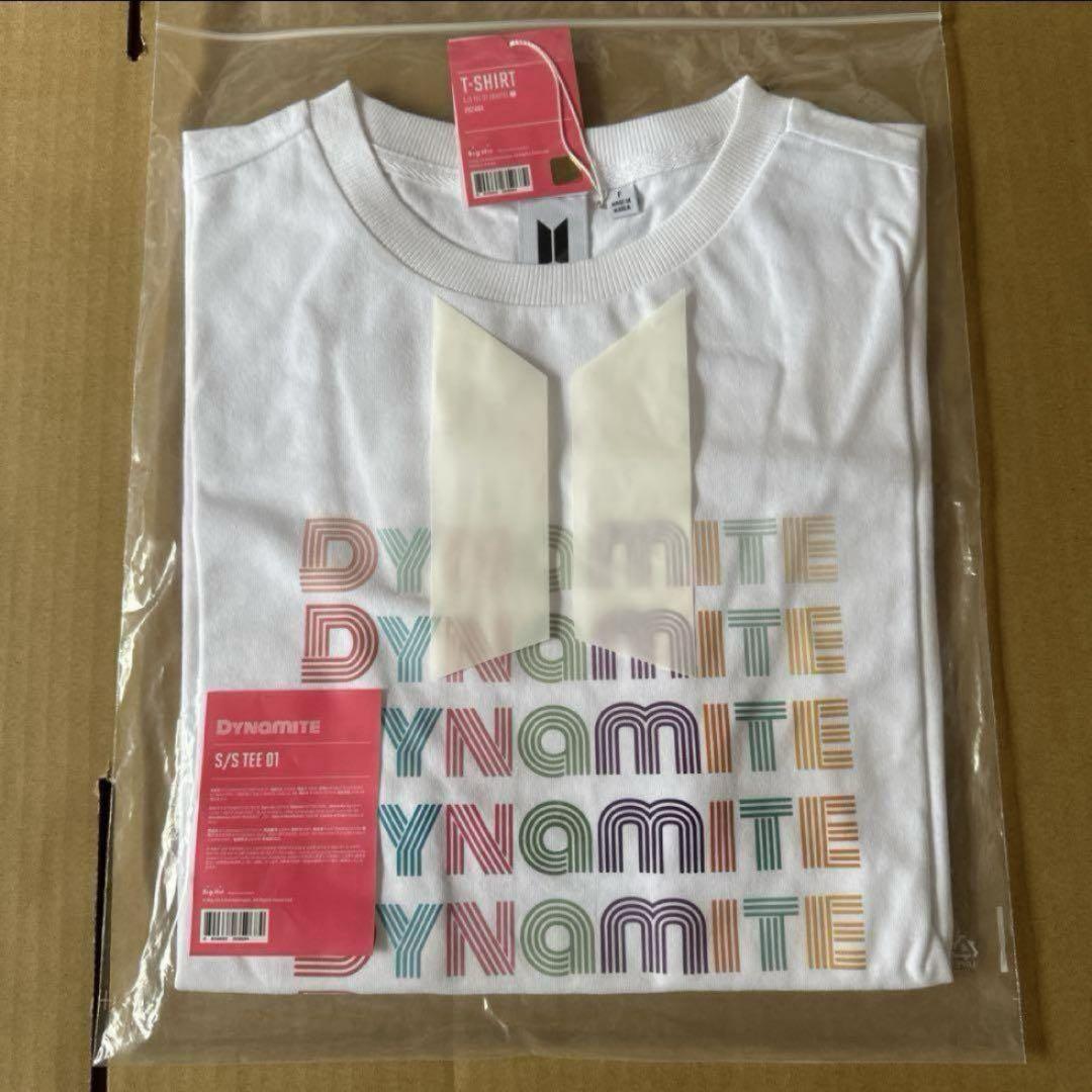 

[USED] BTS Dynamite T-shirt Size F White