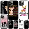 Cute Chihuahua Dog Mom Phone Case For iPhone 17 Air 16 15 14 13 12 Pro Max Plus Max Cover Shell Coque