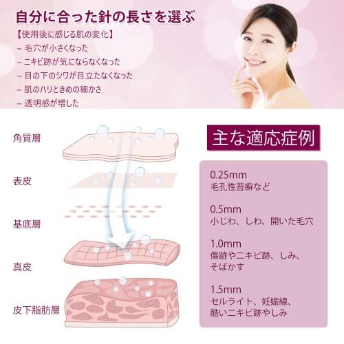 SrDiot Derma Roller, 0.5mm Microneedle Facial Roller for Beautiful Skin, Scalp, Dark Spots, Thinning Hair, Pore Care, Face Care, Unisex (Black)