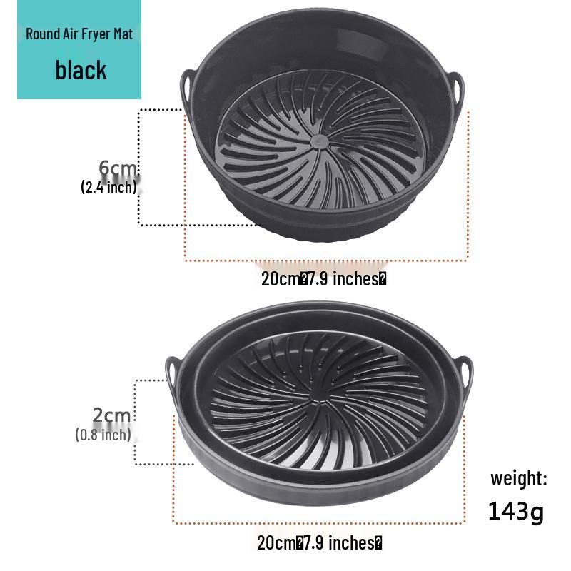 Silikonowa Forma do Pieczenia i Mata do Frytkownicy Powietrznej - Silikon Spożywczy