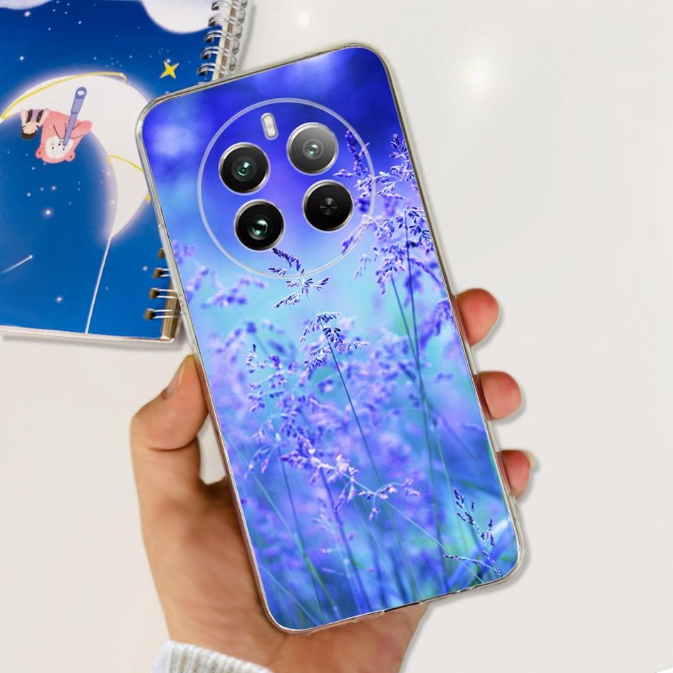 For Realme 12 Pro Plus Case Popular Flower Astronaut Soft Clear Silicone Phone Cover on Realme 12 Pro 5G 2024 Funda RMX3842 Case