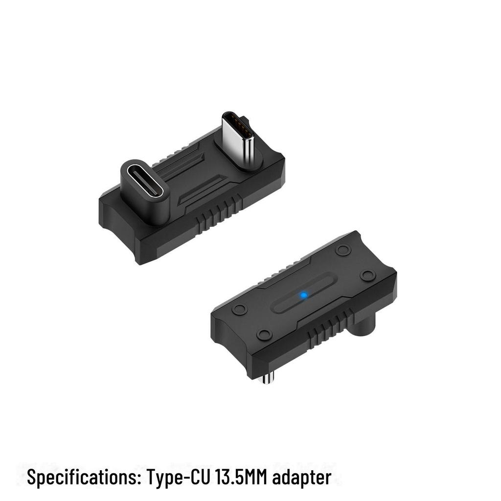 USB Typ-C 3.2 Gen 2 Stecker auf Buchse 90-Grad-Adapter, 10 Gbit/s High-Speed U-Typ Konverter