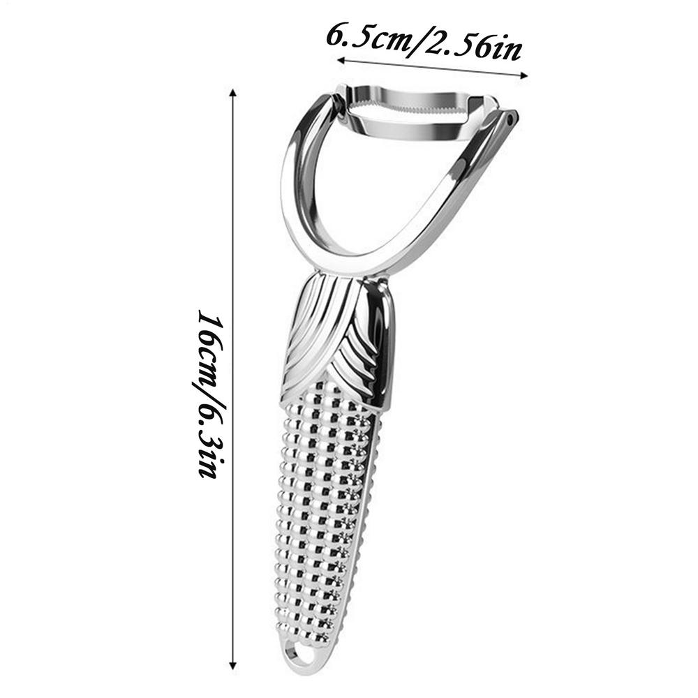 Очиститель от початков кукурузы Нержавеющая сталь Резак для початков кукурузы Кухонный нож-очиститель Съемник зерен Для приготовления пищи Приготовления салатов Подготовки еды