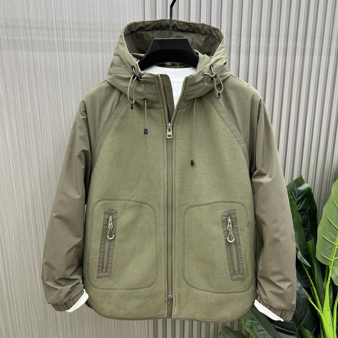 

Autumn and Winter New Men s Splicing Hooded Cotton Jacket Korean Version Loose Casual Packing Thickened Coat 4XL