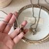 Mushroom Pendant Necklace Symbolizing Nature and Vitalities With Sturdy Alloy Materials for Fashionable Women Wear