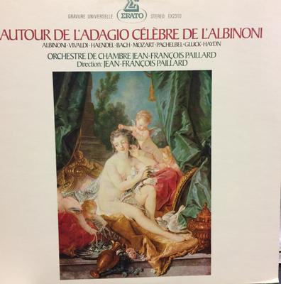 LP Record ALBINONI VIVALDI HAENDEL BACH M  Autour De Ladagio Celebre De Lalb EX2310 ERATO 1979 Japan Classical Used