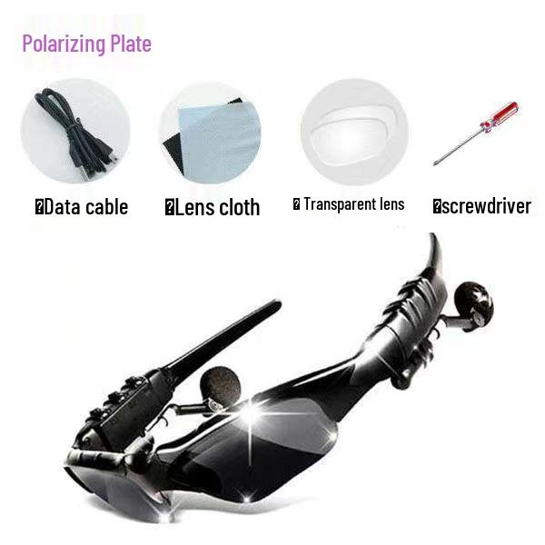 Bluetooth Smart Polarized Sunglasses with Built-in Earphones