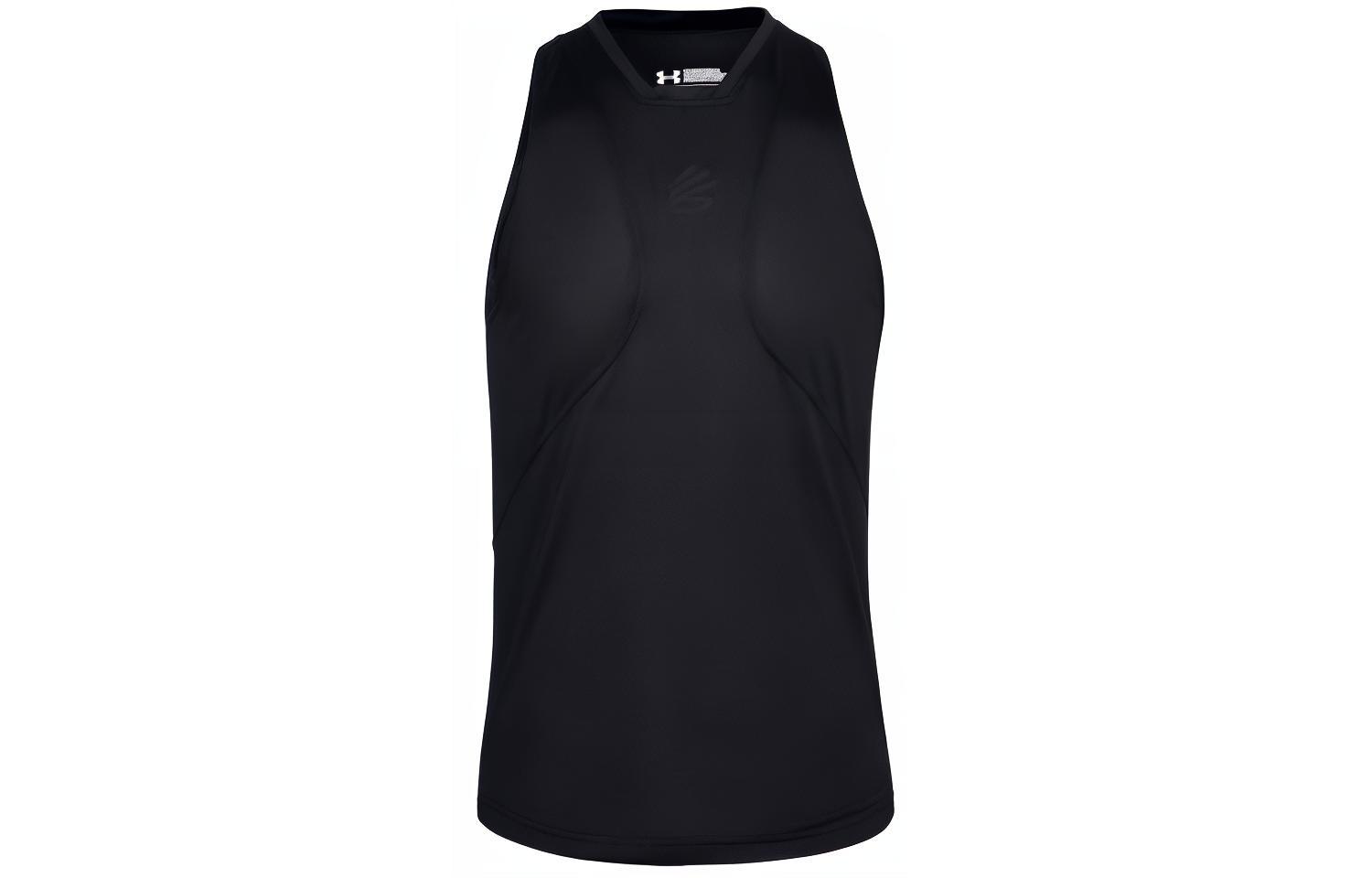 Under Armour Performance Tank Tops Men s Black Crew Neck Moderate Other 1357228-001 S