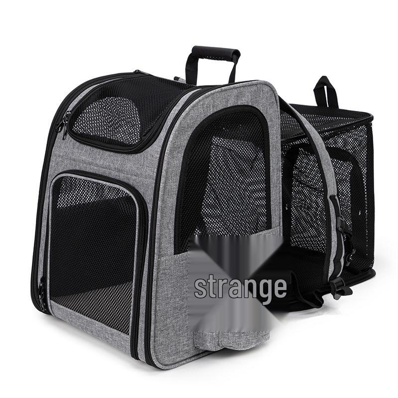 

Складной рюкзак для домашних животных: Расширяемый, Большой вместимости, Портативный чемодан для собак и кошек