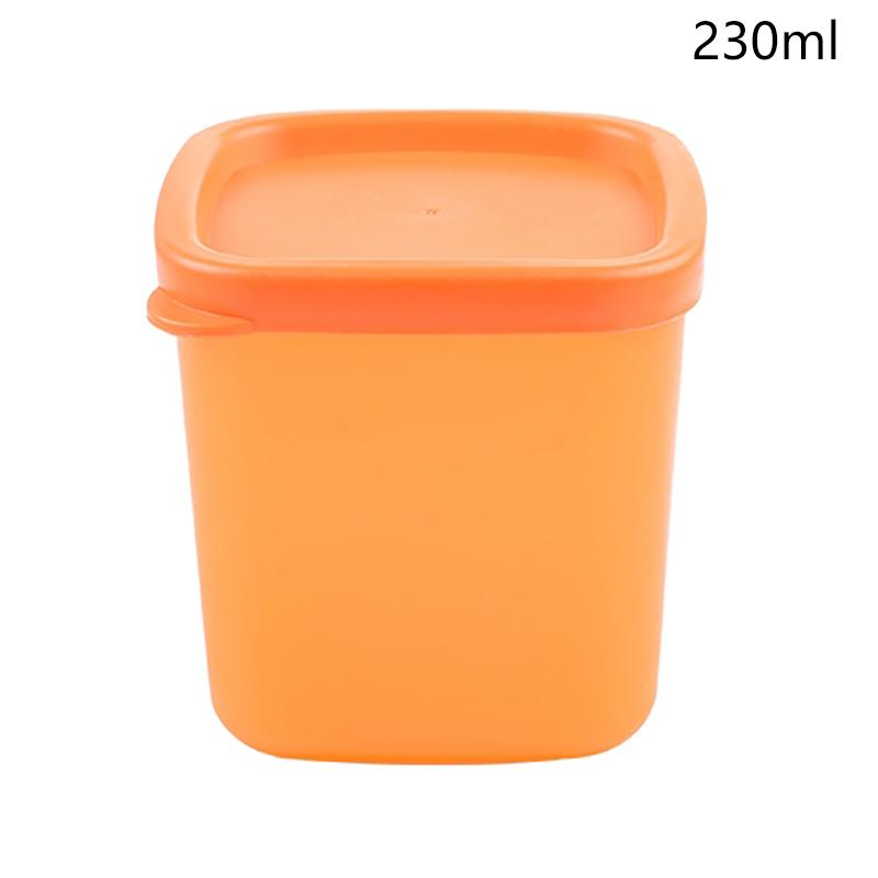 

230 мл/380 мл/750 мл Пластиковые герметичные банки Банка для хранения продуктов Специи Чаи Фасоль Конфеты Бутылка для консервирования Инструмент Кухонный инструмент Контейнер 230ml оранжевый