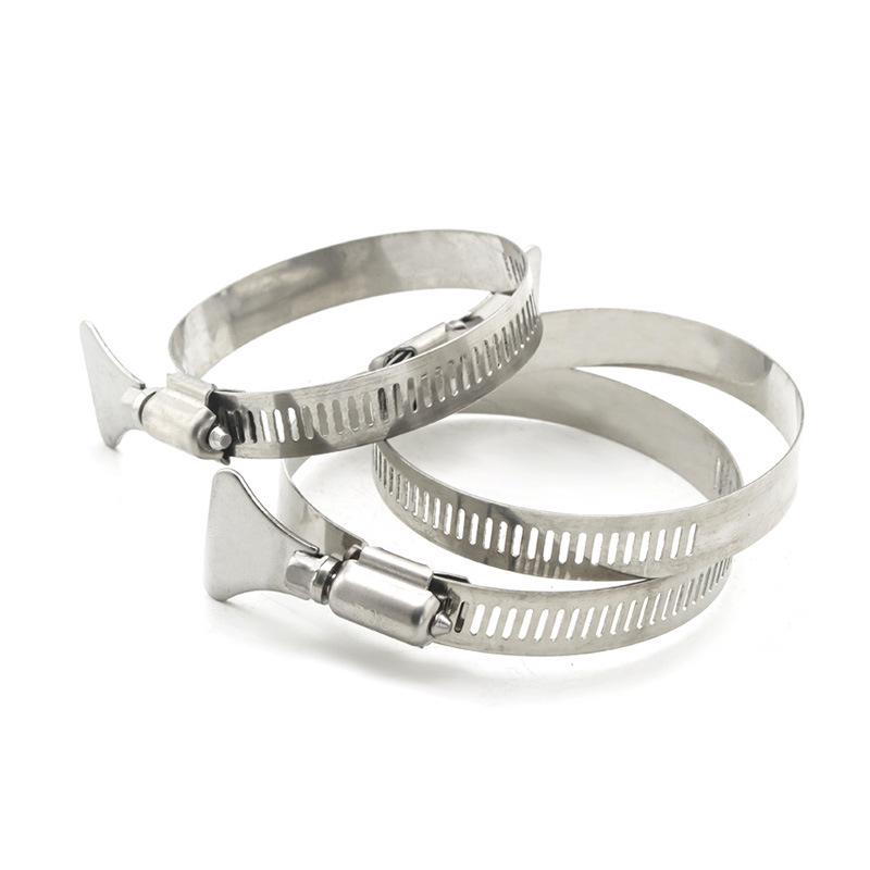 Stainless Steel Hose Clamps and Pipe Clips for Water Pump Accessories