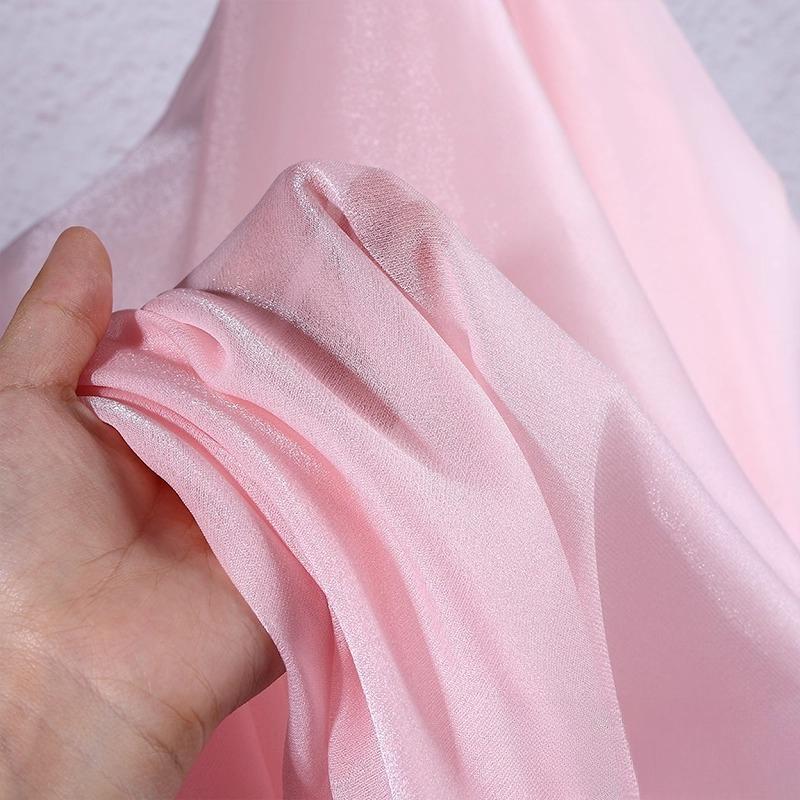 Wide 150cm Translucent Chiffon Tulle Fabric Material for Skirt Decoration Stage Performance Costumes DIY Sewing Handmade Fabric