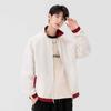 Jacket Men's Spring and Autumn New Men's and Women's Same Double-Sided Stand-Up Collar Jacket Trendy Outdoor Sports Casual Jacket
