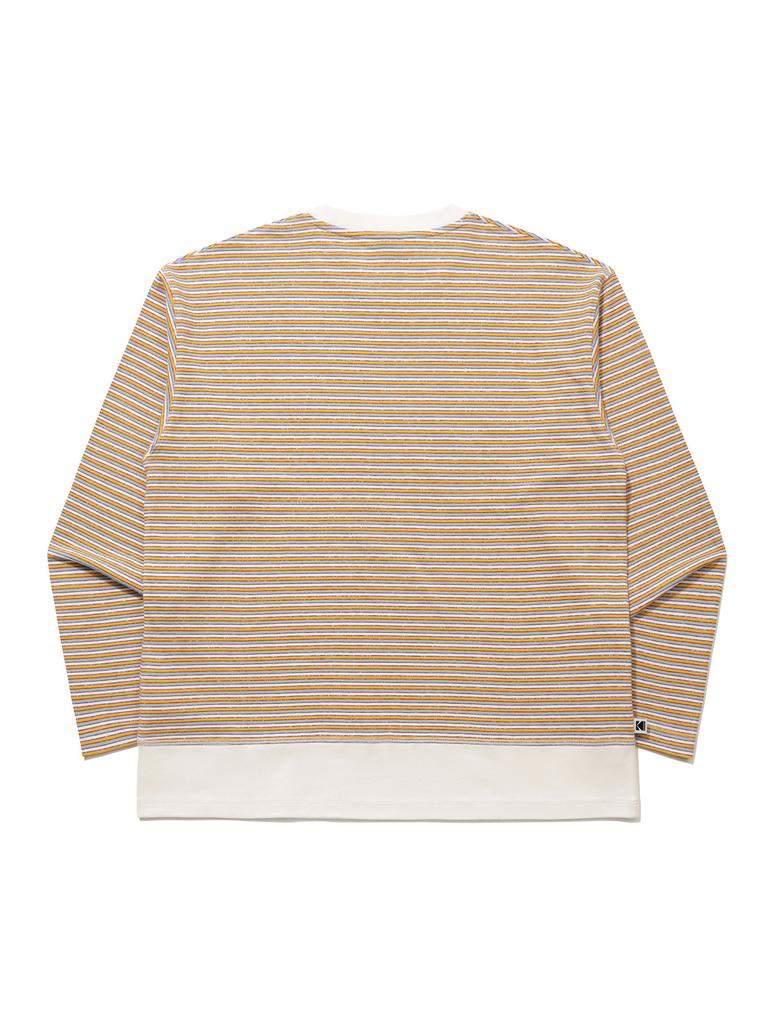 Kodak Multi-Stripe Long Sleeve T-Shirt Yellow