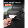 Car Tissue Box Seat Backrest Armrest Sun Visor Tissue Storage Box For Mercedes Benz AMG R C E V Class Viano SLK GLC SL Vito GLK
