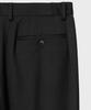 NONBLANK Merino Wool Semi-Wide Fit Slacks_Black