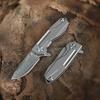New Outdoor Titanium Alloy Folding Knife High Hardness D2 Steel Outdoor  Portable Mini Knife Home Gift Essential