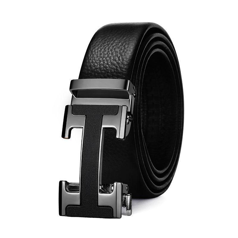 

[Быстрая прическа] Классический мужской ремень с автоматической пряжкой в виде буквы H Мужской 120cm
