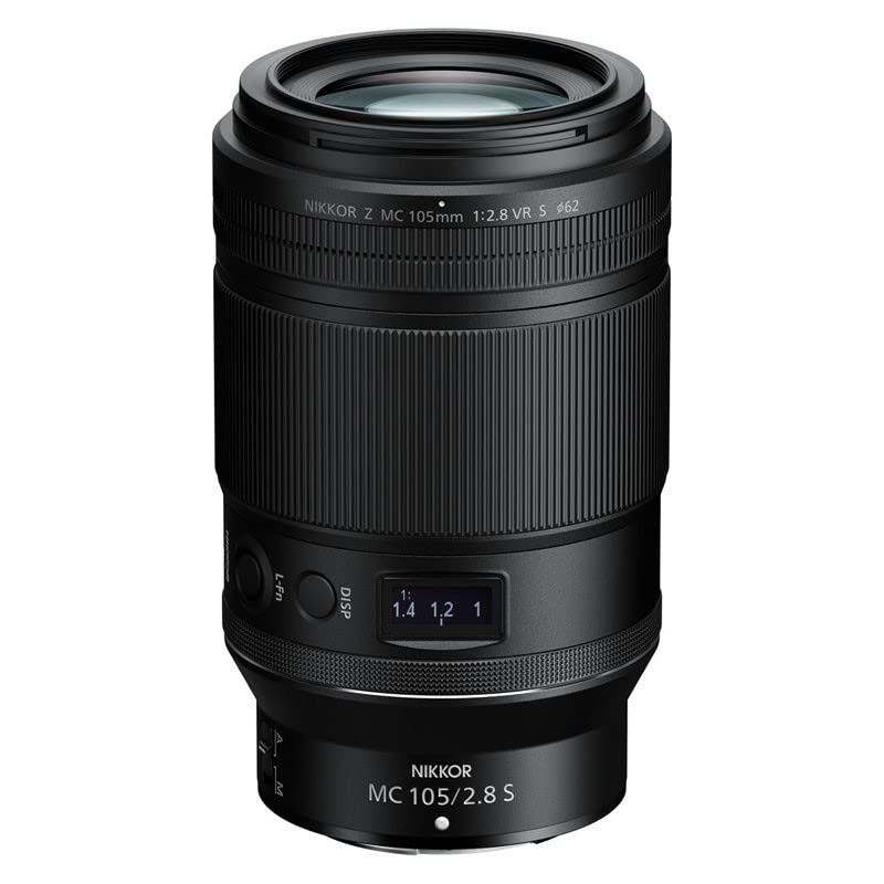 Nikon NIKKOR Z MC 105mm VR S Single Focus Macro Z S NZMC105 f/2.8 Lens, Mount, Full-Frame Compatible, Line,