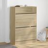 VidaXL Shoe Cabinet 2 Drop-Down Drawers Sonoma Oak 3214408