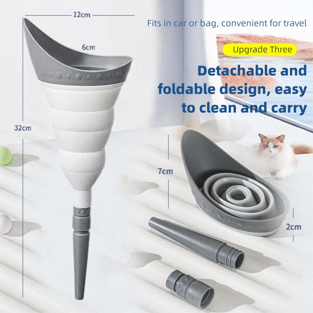 With Tube She Pee Cup Foldable Design Pee Funnel Female Device Female Urinal Device Travel Use