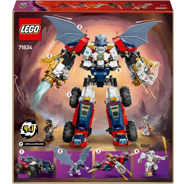 Конструктор LEGO Ninjago 71834 Многофункциональный ультрамеха Зейна